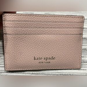 Light pink Kate Spade card holder